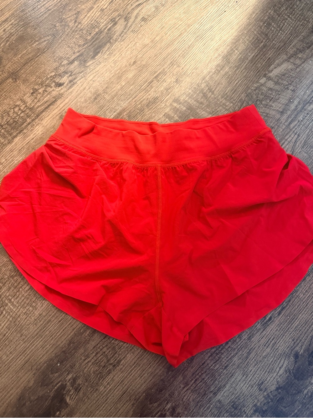 CRZ YOGA Red Athletic Shorts